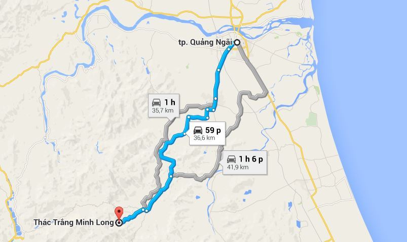 Thác Trắng Minh Long - Quảng Ngãi